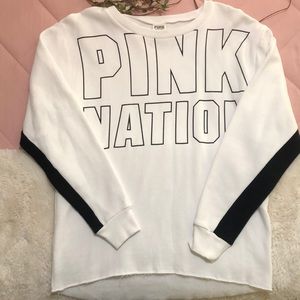 Victoria’s Secret pink fleece sweater
